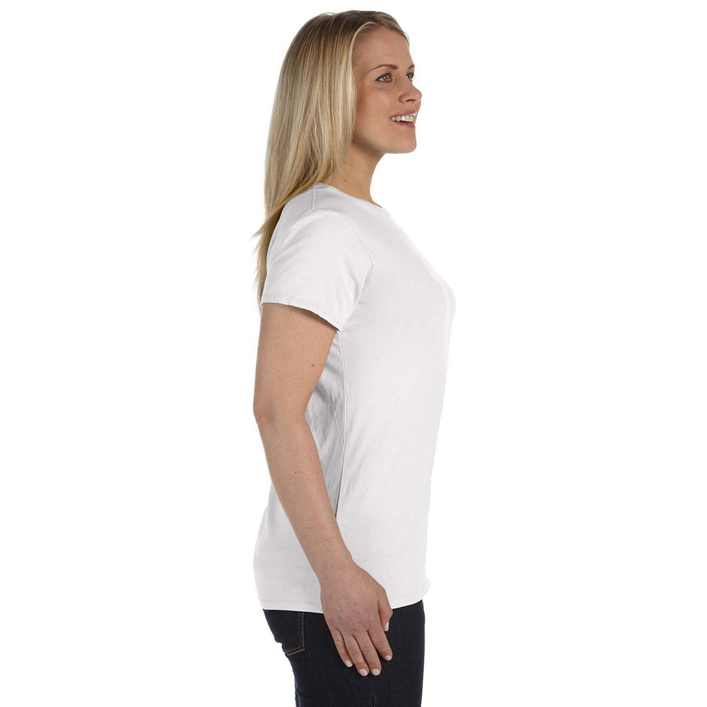 Comfort Colors Women's White 4.8 Oz. Fitted T-Shirt