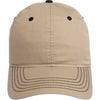 AHEAD Khaki Lightweight Solid Contrast Stitch Cap