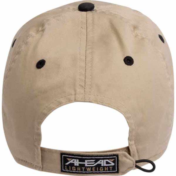 AHEAD Khaki Lightweight Solid Contrast Stitch Cap