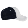 AHEAD White/Navy Lightweight Mesh Back Cap