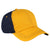 AHEAD University Gold/Navy Lightweight Mesh Back Cap