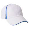 AHEAD Textured White/Cobalt Poly Active Sport Cap