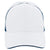 AHEAD Textured White/Navy Poly Active Sport Cap