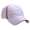 AHEAD Textured White/University Cardinal Poly Active Sport Cap