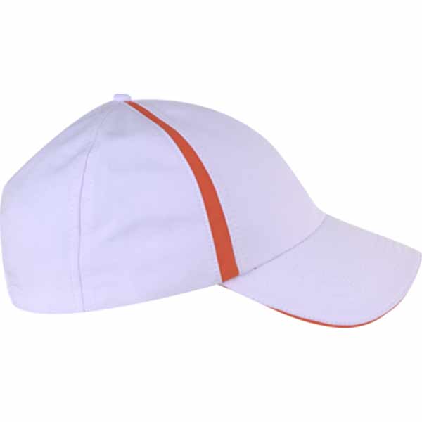 AHEAD Textured White/University Orange Poly Active Sport Cap