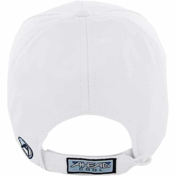 AHEAD Textured White/White Poly Active Sport Cap