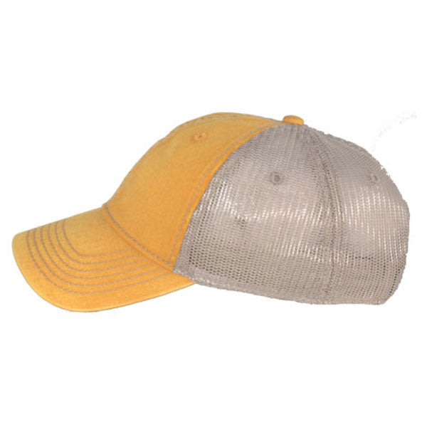 AHEAD Dijon/Tan Tea Stained Mesh Back Cap