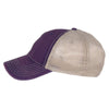 AHEAD University Purple/Tan Tea Stained Mesh Back Cap