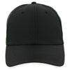 AHEAD Black/White Textured Poly Solid Cap