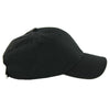 AHEAD Black/White Textured Poly Solid Cap