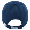 AHEAD Navy/White Textured Poly Solid Cap