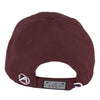 AHEAD University Bordeaux/White Textured Poly Solid Cap