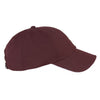 AHEAD University Bordeaux/White Textured Poly Solid Cap