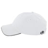 AHEAD White/Black Textured Poly Solid Cap