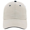 AHEAD Bone/Navy Classic Cut Sandwich Brim Cap