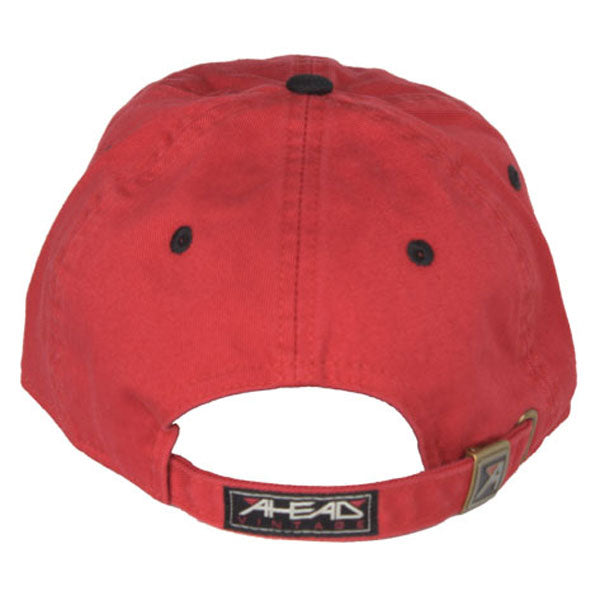 AHEAD Deep Red/Black Classic Cut Sandwich Brim Cap