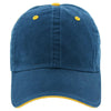 AHEAD Navy/Gold Classic Cut Sandwich Brim Cap