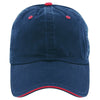 AHEAD Navy/Red Classic Cut Sandwich Brim Cap