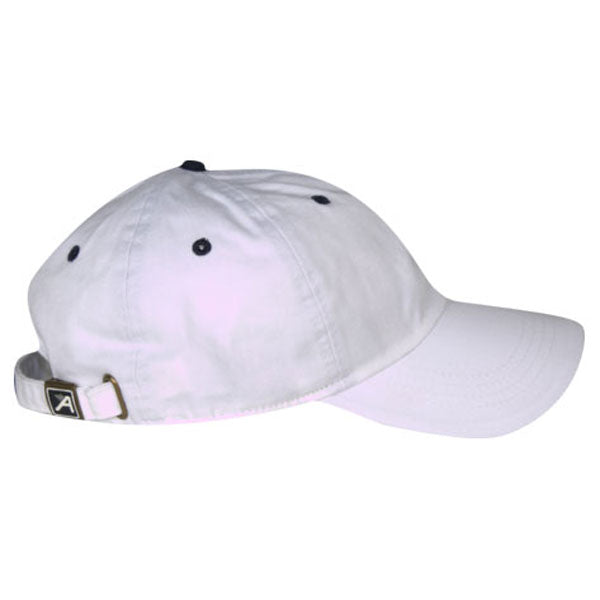 AHEAD White/Navy Classic Cut Sandwich Brim Cap