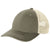 Port Authority Light Olive/ Stone Distressed Mesh Back Cap