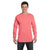 Comfort Colors Men's Neon Red Orange 6.1 Oz. Long-Sleeve T-Shirt