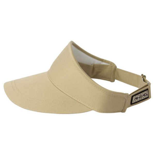 AHEAD Khaki Traditional Golf Visor