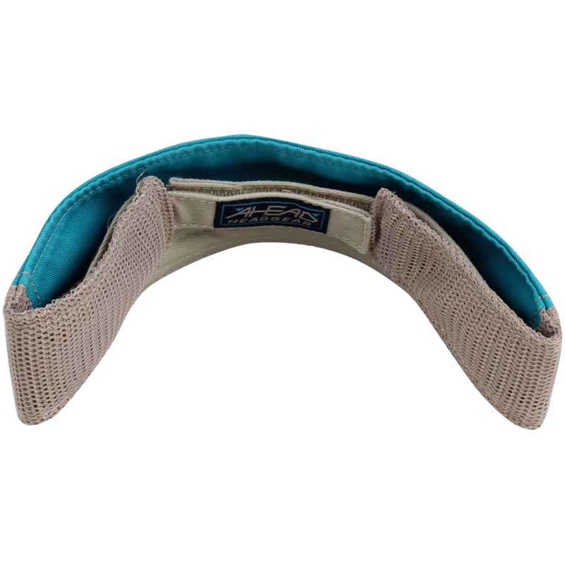 Ahead Teal/Storm/Tan 3-Tone Stain Visor