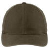 Port Authority Olive Flexfit Garment Washed Cap