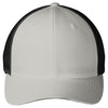 Port Authority Silver/Black Mesh Back Cap