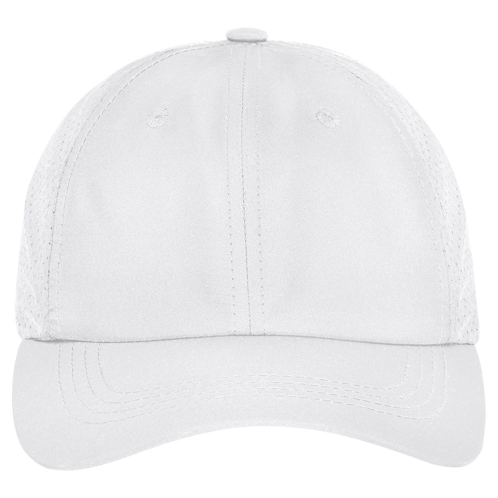 Port Authority White Perforated Cap