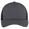 Port Authority Iron Grey/Black Pique Mesh Cap