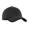 Port Authority Charcoal/Black Vintage Washed Contrast Stitch Cap