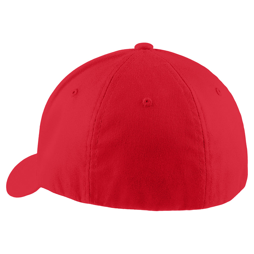 Port Authority Red Flexfit Cap