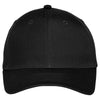 Port Authority Black Uniforming Twill Cap