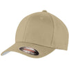 Port Authority Khaki Flexfit Wool Blend Cap