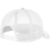 Port Authority White 5-Panel Snapback Cap