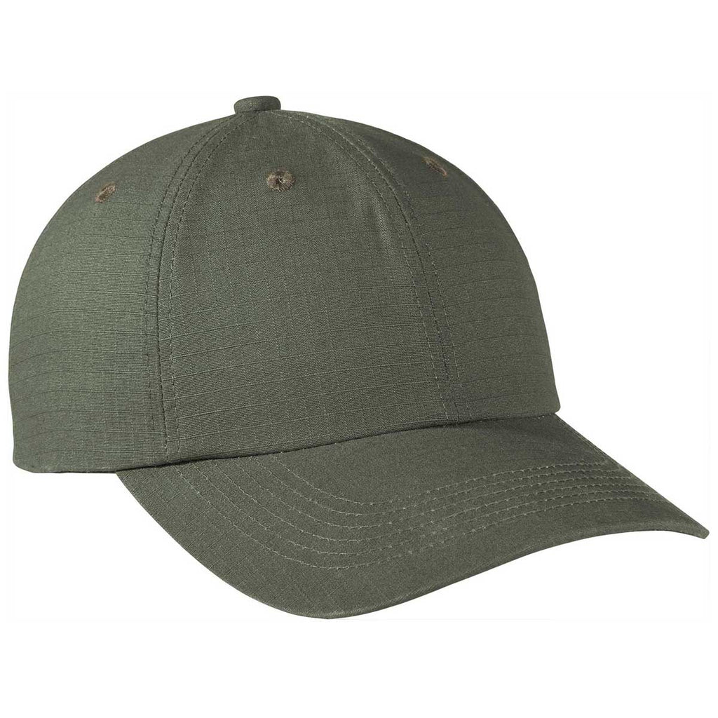 Port Authority Olive Drab Green Ripstop Cap