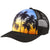 Port Authority Palm Trees Snapback Photo Real Trucker Cap