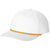 Port Authority White/ Athletic Gold Snapback Five-Panel Rope Cap