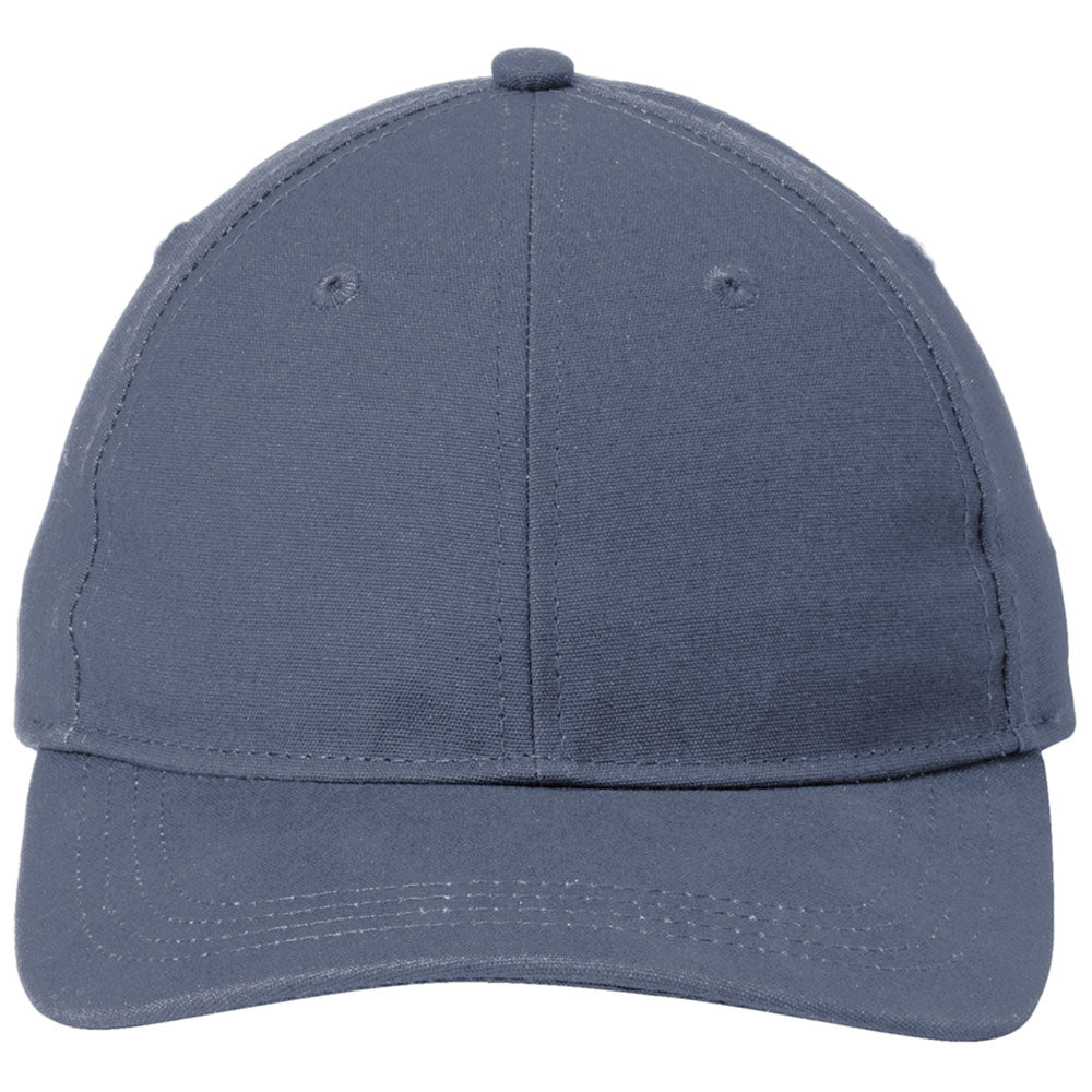 Port Authority Regatta Blue Leather Strap Cap