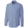 Cutter & Buck Men's Tour Blue Anchor Gingham Shirt