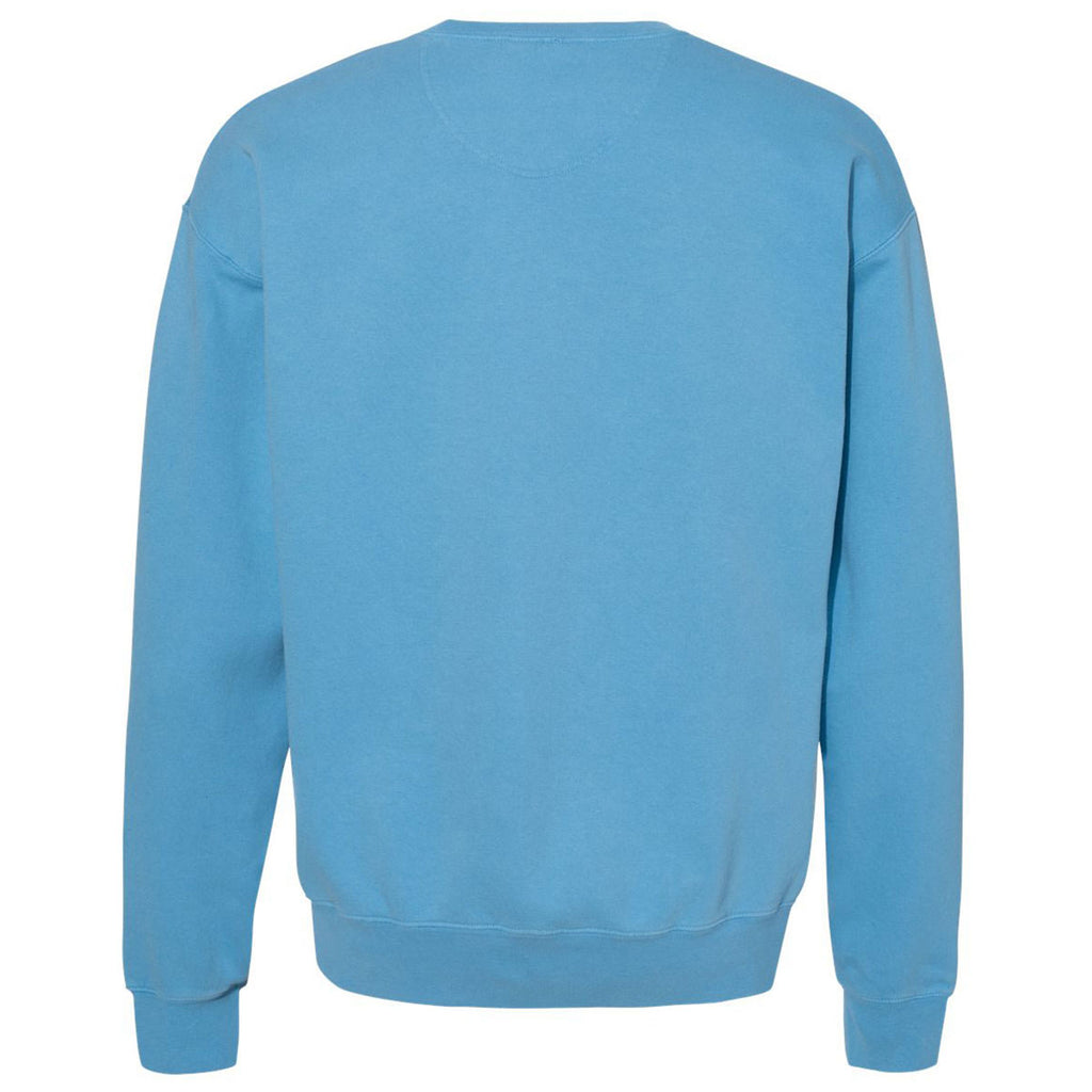 Champion Men's Delicate Blue Garment Dyed Crewneck