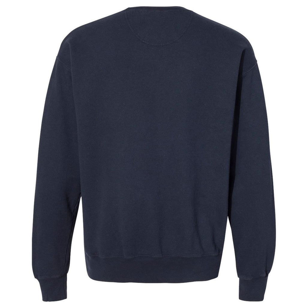 Champion Men's Navy Garment Dyed Crewneck