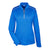 Core 365 Women's True Royal Heather/Carbon Kinetic Performance Quarter Zip