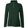 Core 365 Women's Forest Fusion ChromaSoft Pique Quarter-Zip