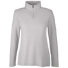 Core 365 Women's Platinum Fusion ChromaSoft Pique Quarter-Zip