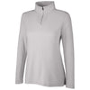 Core 365 Women's Platinum Fusion ChromaSoft Pique Quarter-Zip