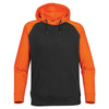 Stormtech Men's Black/Orange Omega Two-Tone Hoody