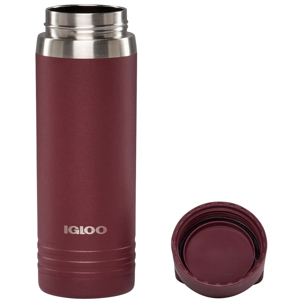 Igloo Burgundy 24 oz. Vacuum Insulated Bottle