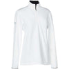 Callaway Women's White 1/4-Zip Mock Pullover